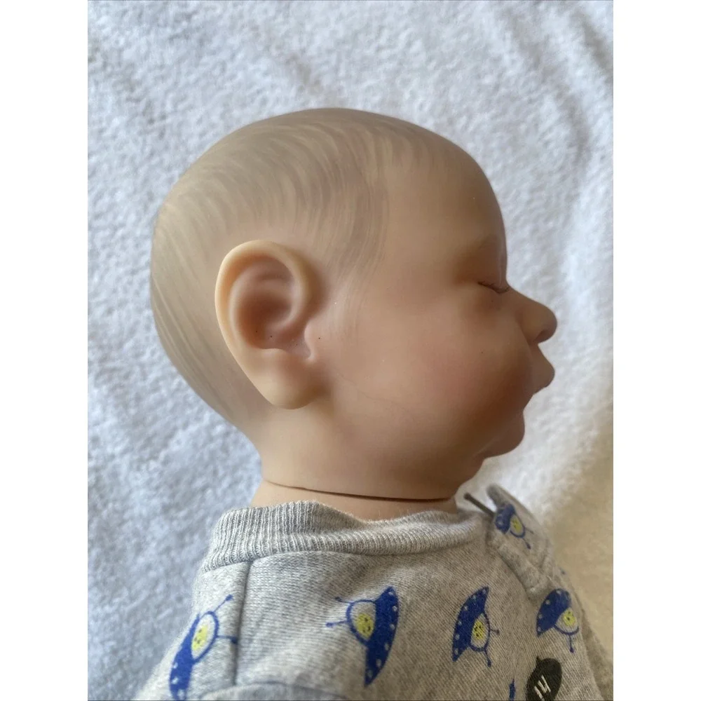 Reborn Baby‎ Doll Anatomic Male Newborn Male Eyelashes Fingernails Baby Boy